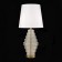 ST LUCE bedside lamp. SL1001.204.01. Rexite. 1x40 watts, E27, 35x35x74 cm, brass color, cognac