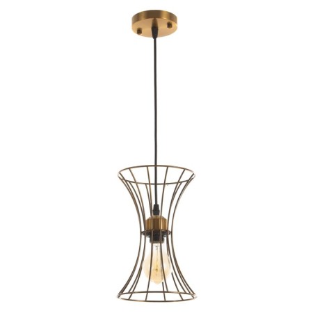 Bayerlux lamp "Anetta" E27 40W gold 16x16x23-123cm