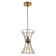 Bayerlux lamp "Anetta" E27 40W gold 16x16x23-123cm