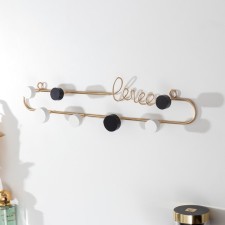 Decorative metal hooks 