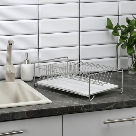 Dishes for dishes with a pallet, 40 × 23 × 15 cm, color chromium-1