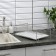 Dishes for dishes with a pallet, 40 × 23 × 15 cm, color chromium