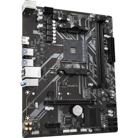 Motherboard Gigabyte B450M K SOC-am4 AMD B450 2XDDR4 MATX AC`97 8ch (7.1) GBlan RAID+H 102934-2
