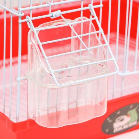 Poultry cell is equipped BD-2/4F, 34 x 27 x 44 cm, red-3