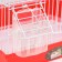 Poultry cell is equipped BD-2/4F, 34 x 27 x 44 cm, red