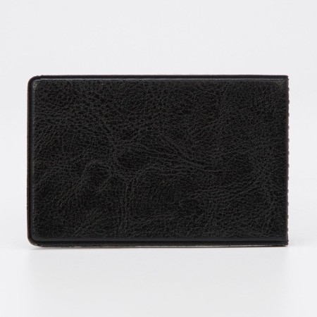 Cover for travel ticket double, black color-1