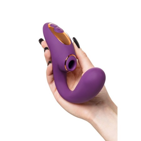 Double stimulation of L’Eroina Megam, silicone, purple color, 27.5 cm-9