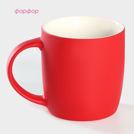 Porcelain shade mug "Dog", 350 ml-1