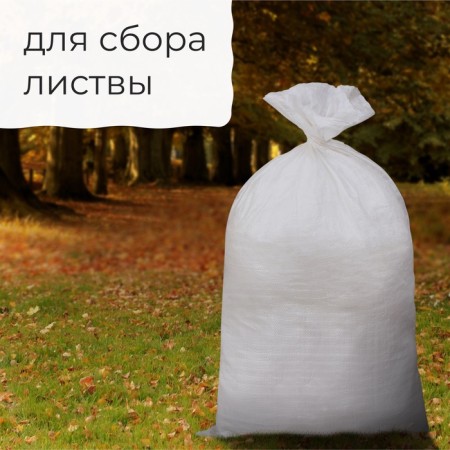 Polypropylene bag, 50 × 90 cm, 50 kg, white-4