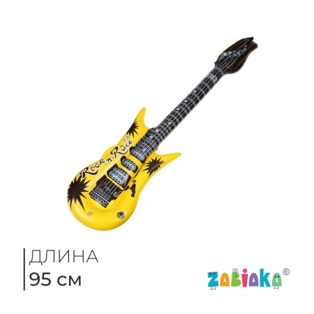 Inflatable toy "guitar", 95 cm, color mix