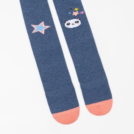 Pantyhose children, color jeans Melange, height 104-110-2