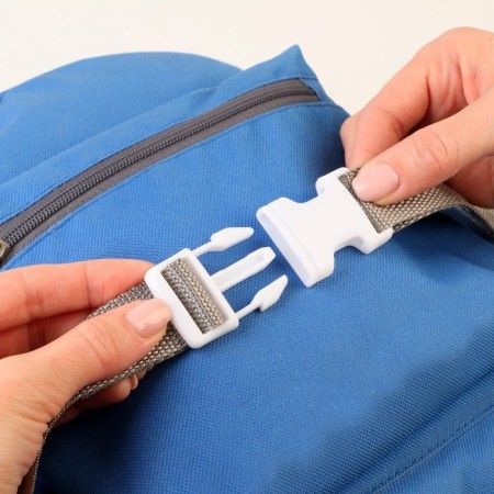Fastex 25 mm, load up to 15 kg, 10 pcs, white color-2