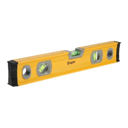 Level aluminum magnetic tundra, milling, 3 eyes, 400 mm