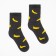 Women's terry socks "bananas", gray color, size 23-25