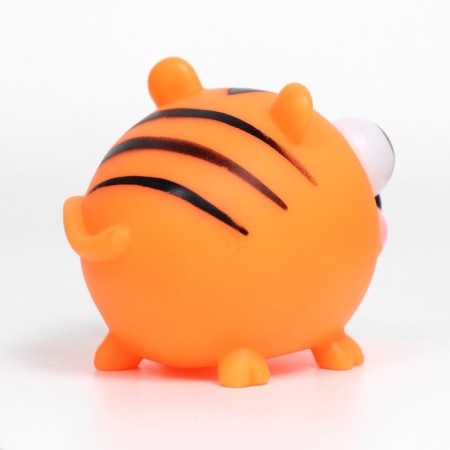 Tiger dog toy 12 cm, orange-2