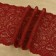 Lace elastic fabric, 230 mm × 2.7 ± 0.5 m, burgundy color