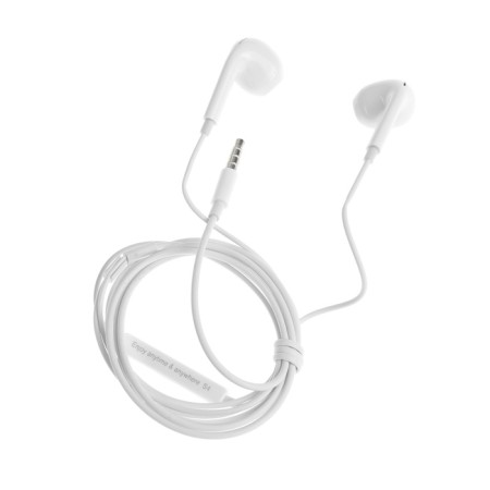 BYZ S4 headphones, wired, inserts, microphone, white-1