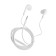 BYZ S4 headphones, wired, inserts, microphone, white