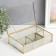Organizer Casket Glass for trifles "Squares" 6x16.5x23 cm
