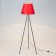 Laut's floor lamp 1x15W E27 Black, Red