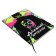 School diary for grades 1-11 Skull, soft cover, artificial leather, full-color neon seal, lies, 48 ​​sheets, 80g/m2