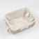 Stellah basket with Country Handles, 320 x 230 x 100 mm, beige