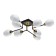 Olympia chandelier, size 77x14x77 cm, 320W 8xe14 IP 20