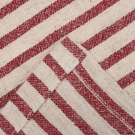 The tablecloth of Ethel "Stripes", col. Red, 76x76 cm, 100% HL-9
