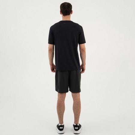 Men's t -shirt with inserts, basic, size XXL (54), black color-5
