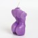 Figure Aromatic Female Silhouette, 9.5x4.5 cm, lavender