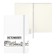 Sketchmarker sketchbook, 90 x 140 mm, 80 sheets, solid cover of artificial leather, white, block 140 g/m2