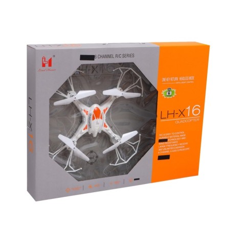 LH-X16WF quadrocopter, camera, image transmission to smartphone, wi-fi, white color-6