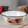 Bowl, 2 l, induction, neckline, white color