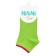 Women's socks Mini Fresh with a double elastic band, size 35-38, ERBA color