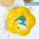 Ceramic Cupid "Cupid Dino", d = 22 cm, yellow color