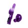 Vibrator with a clitoral stimulator, 23 cm