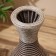 Vase wicker, floor 25x25x65 cm (+/- 5cm)