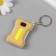 Light light on the ring "Directly yellow" shines, flashes, aaah2 pcs 3.7x5.2x1.5 cm