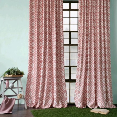 Set of curtains "Alan", size 170 x 270 cm - 2 pcs, pink