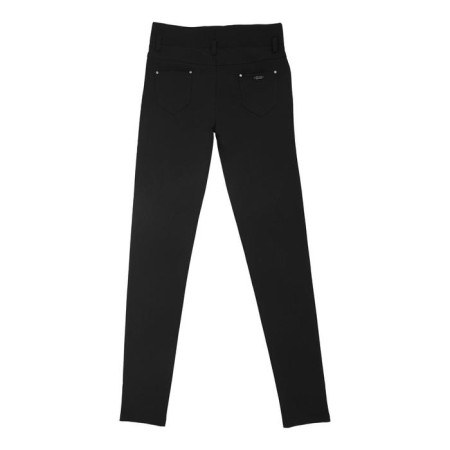 Pants for girls, height 176 cm, black color-1