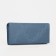 Women's wallet on magnets, blue color