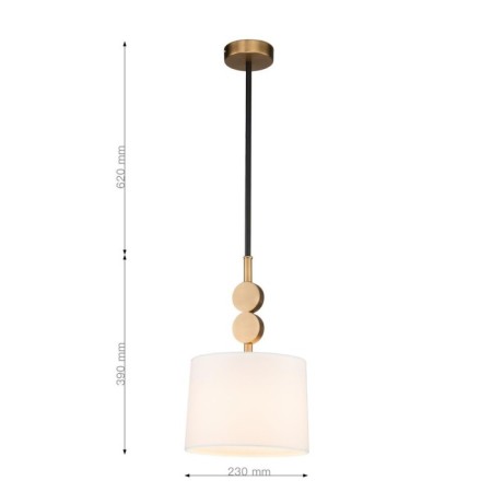 Suspension Roshe 230 mm, E14-2