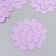 The workpiece of Foamiran "Flower Curly" 10x9.5 cm set 5 pcs. Ribbed lilac mix