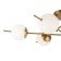 Freya FR5205PL-06BS Damask ceiling lamp, 790x790x400 mm, E27, 6x60W, brass color
