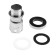 Accoona A48104G kitchen mixer, single -leaf, with nut, stainless steel, white/satin