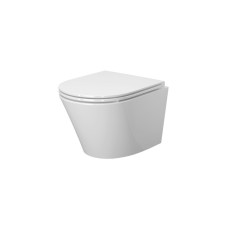 The toilet of the suspended Ambassador Ritz 233K19004RS, 475x360x360 mm, a beard, thin cover