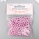 Set of beads "needlework" plastic, diameter 6 mm, 25 g, light pink