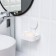 Soap dish on Velcro Dalyana, 12 × 14 × 10 cm, white color