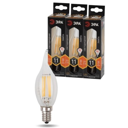 Filament era “candle in the wind”, 11 W, E14, 1430 lm, 2700k, glow warm white-5