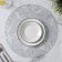 Set of serving napkins on the table “Leaves”, d = 38 cm, 4 pcs, silver color